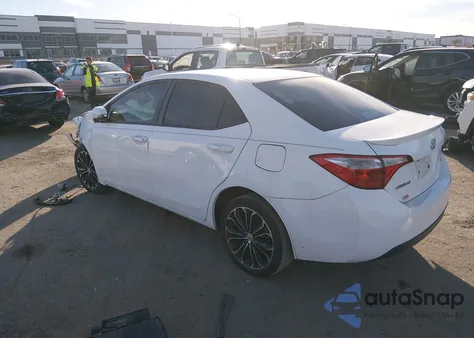 2014 Toyota Corolla S Plus z USA, uszkodzony, nr VIN 5YFBURHE3EP115299